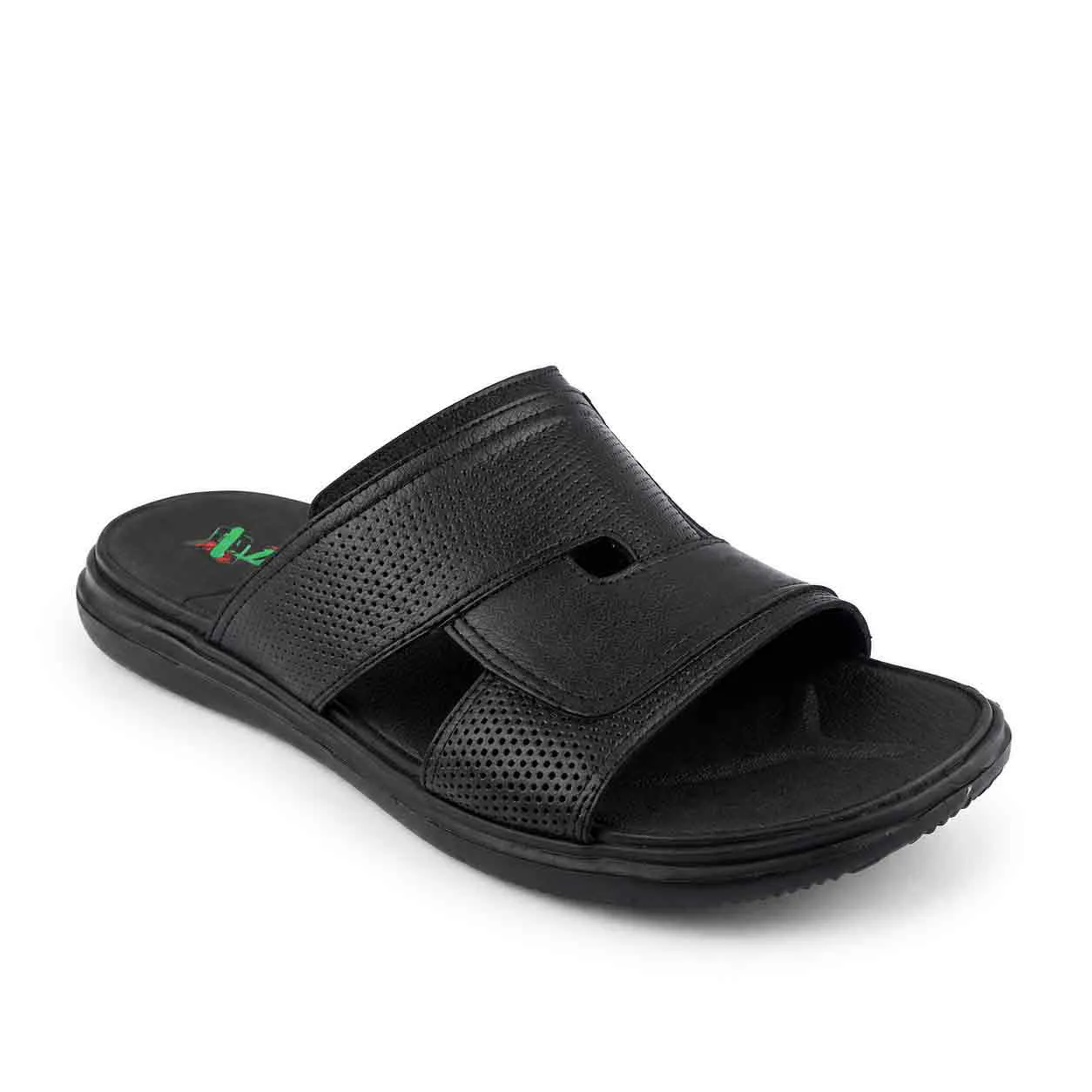 Sandale pour homme s07 noir cuir .......... 